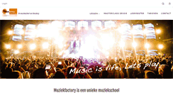 Desktop Screenshot of muziekfactory.nl
