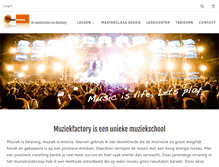 Tablet Screenshot of muziekfactory.nl